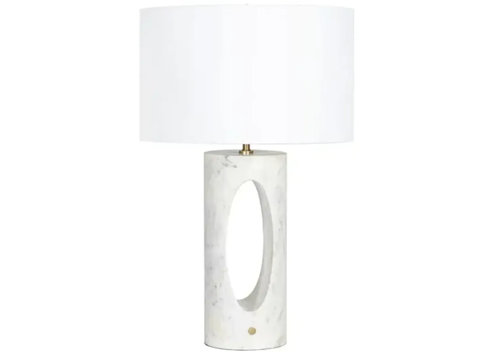 Portia Marble Table Lamp - Regina Andrew - White