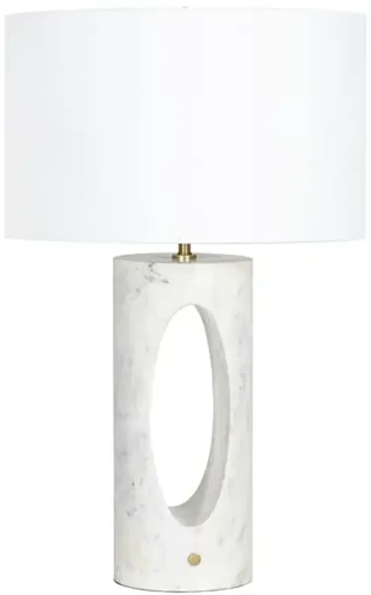 Portia Marble Table Lamp - Regina Andrew - White