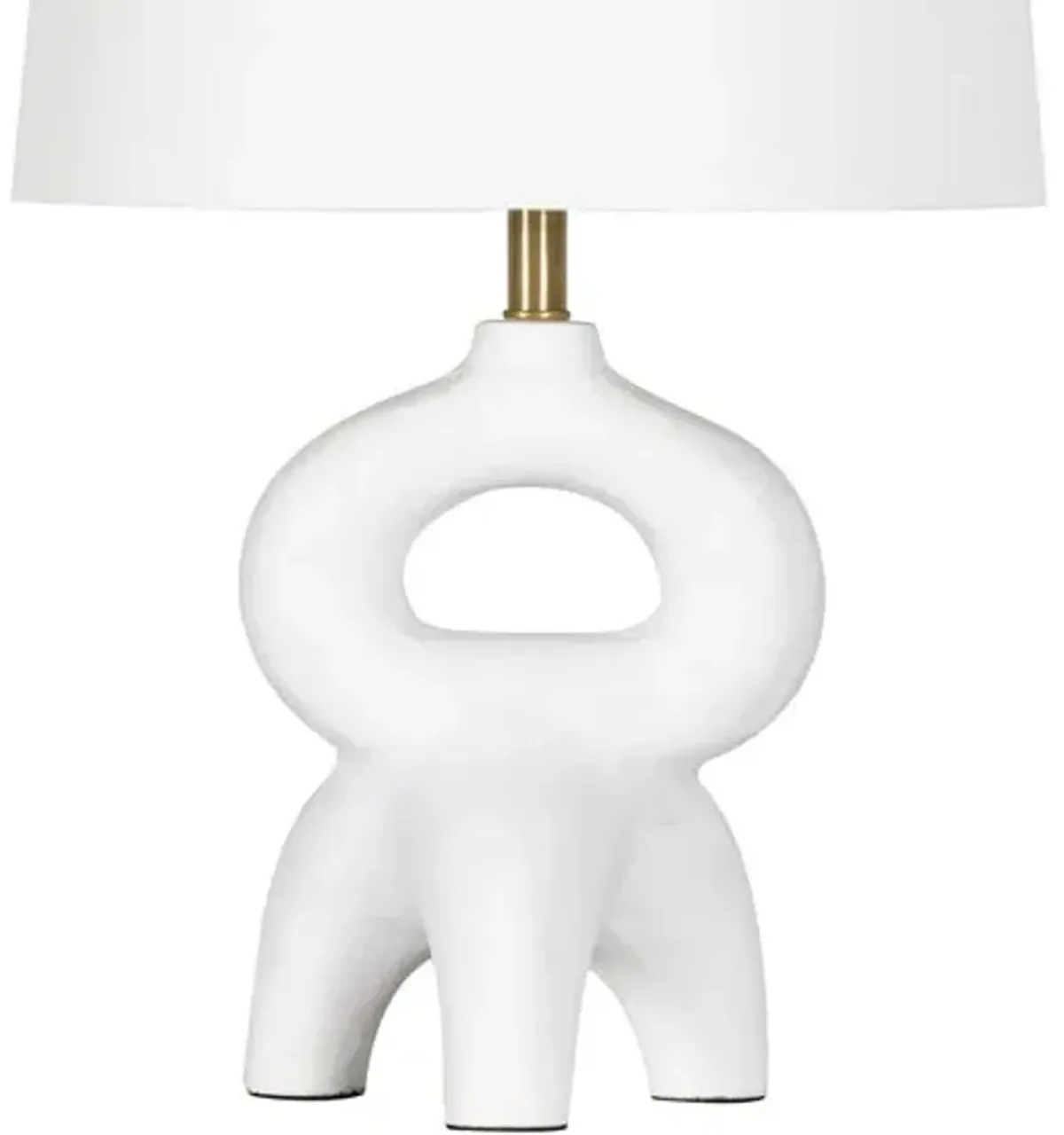 Jacob Metal Mini Table Lamp - White - Regina Andrew