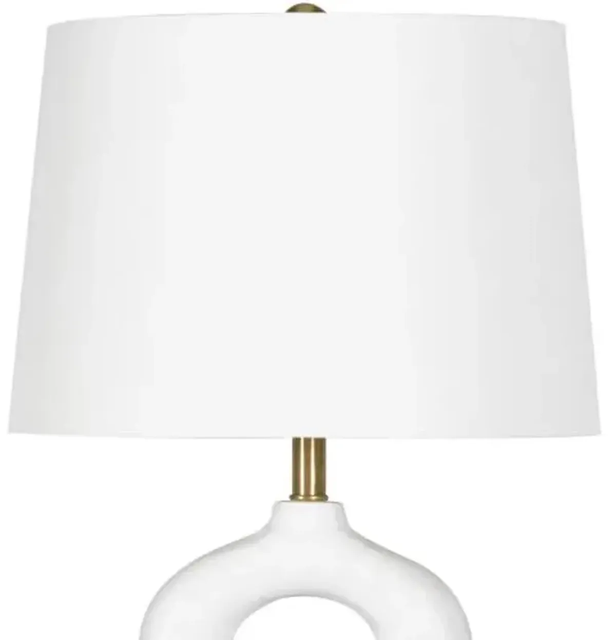 Jacob Metal Mini Table Lamp - White - Regina Andrew