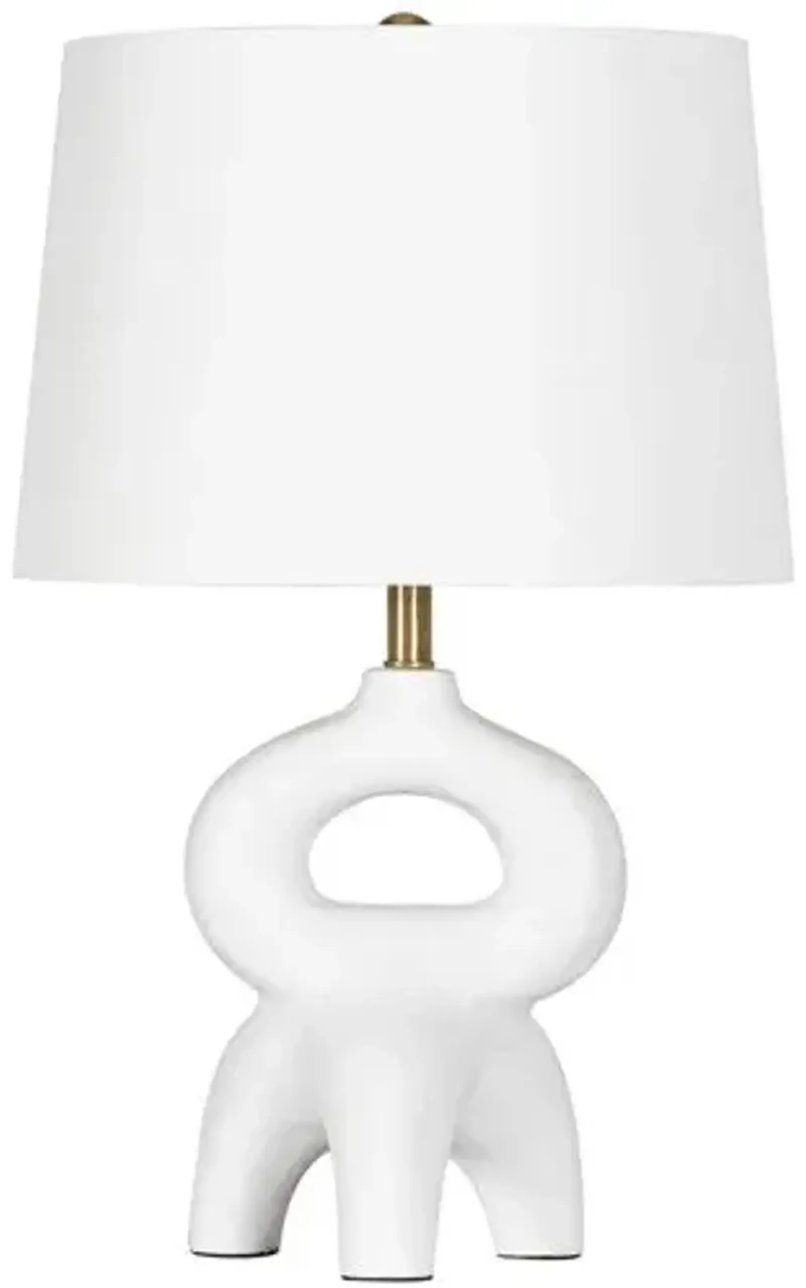 Jacob Metal Mini Table Lamp - White - Regina Andrew