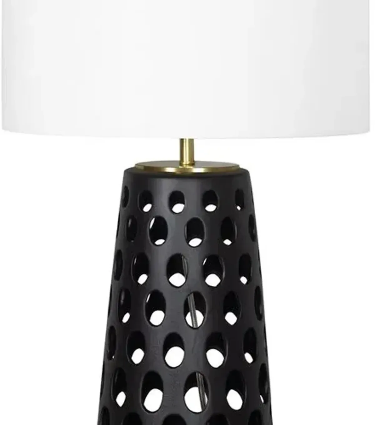 Kelvin Ceramic Table Lamp - Regina Andrew - Black