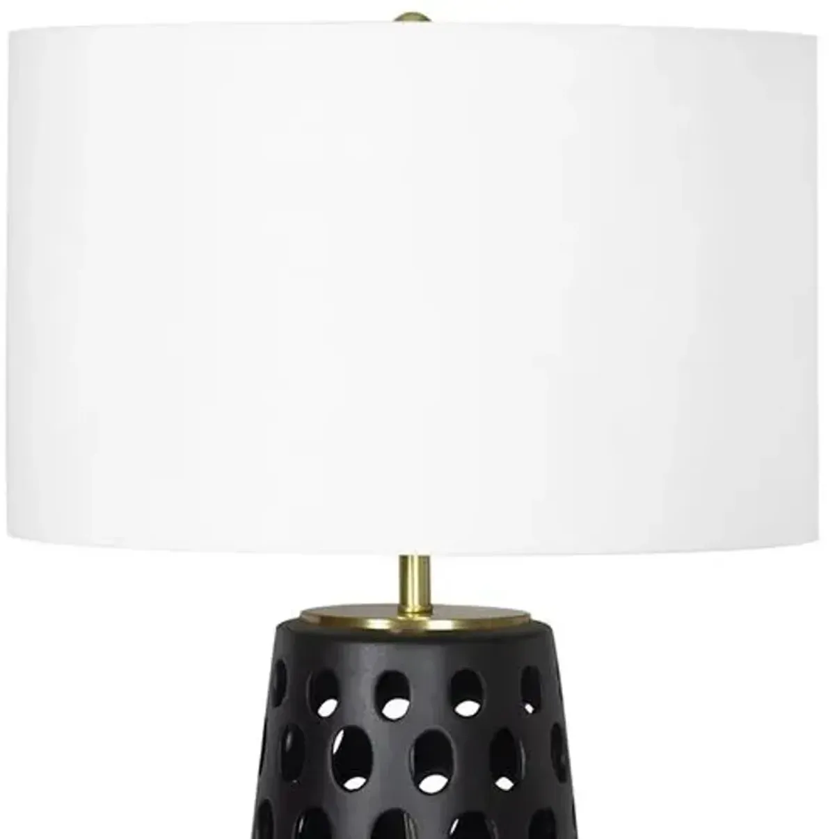 Kelvin Ceramic Table Lamp - Regina Andrew - Black