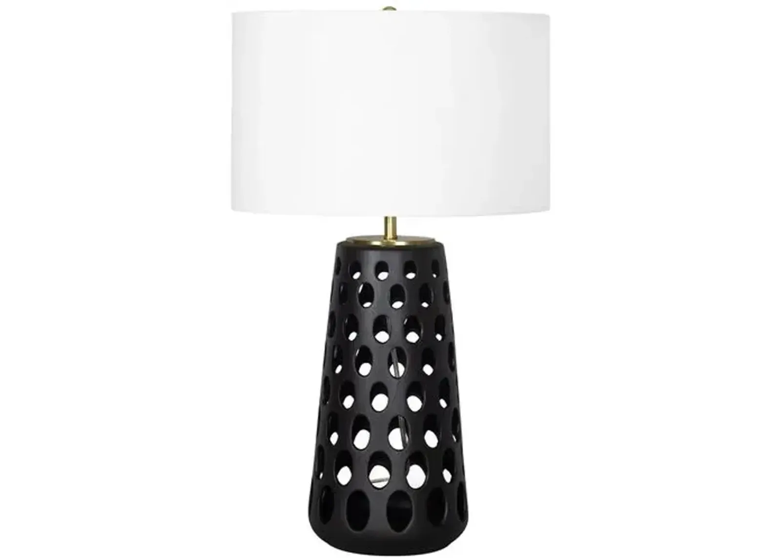 Kelvin Ceramic Table Lamp - Regina Andrew - Black