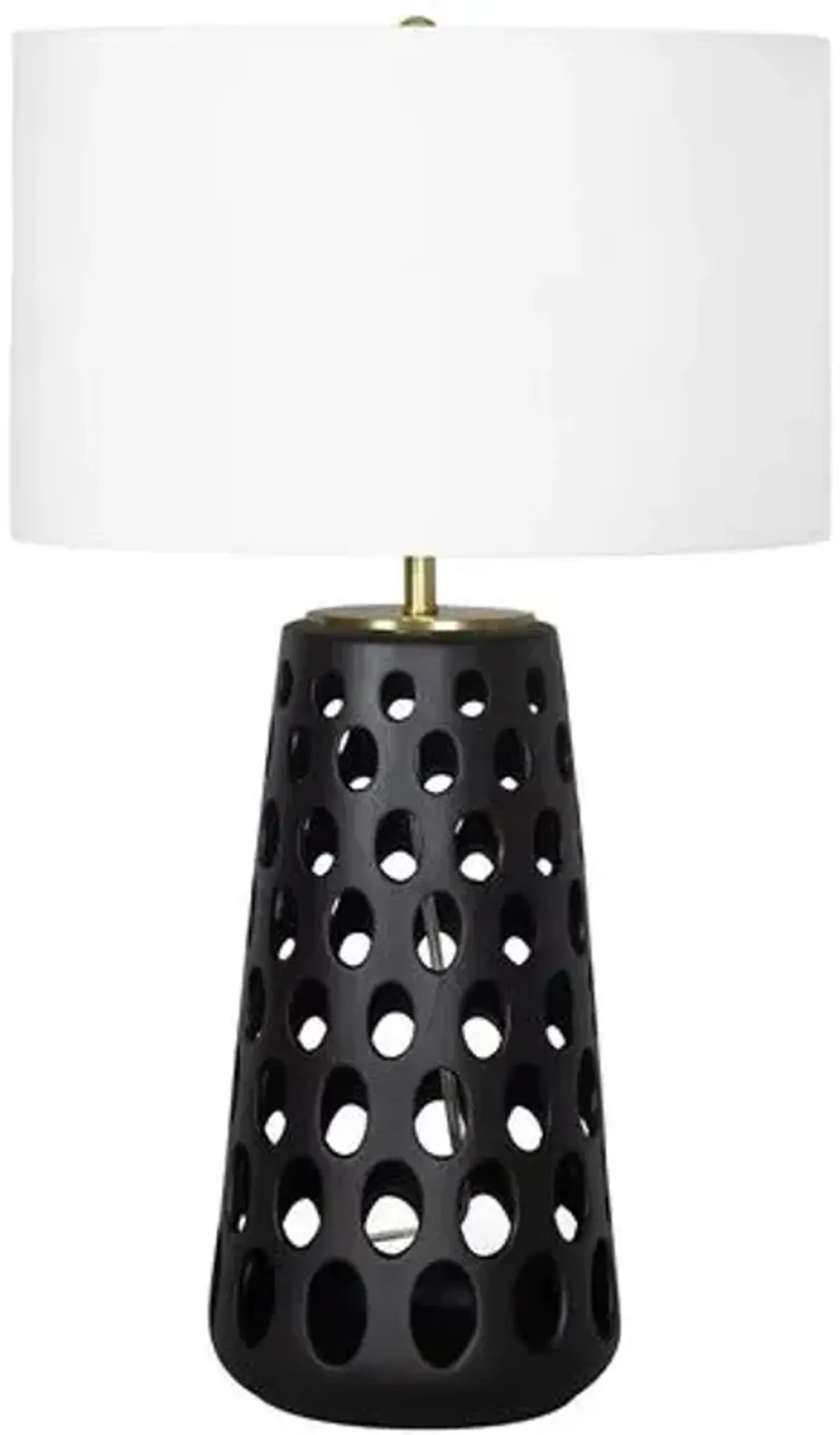 Kelvin Ceramic Table Lamp - Regina Andrew - Black