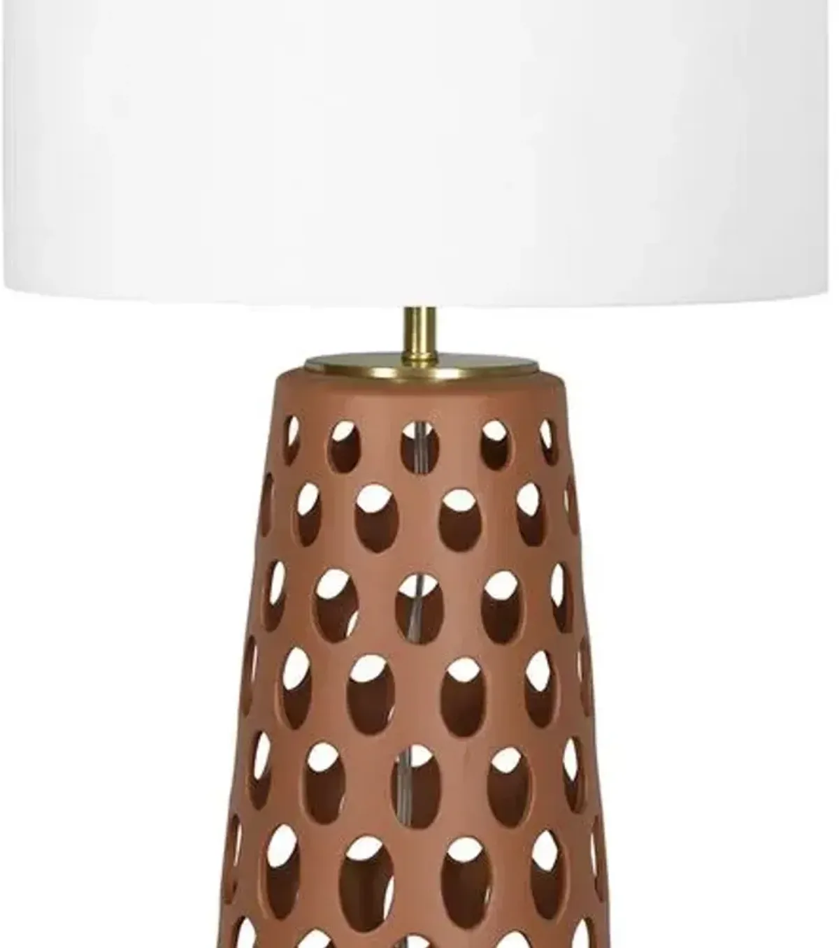 Kelvin Ceramic Table Lamp - Regina Andrew - Brown