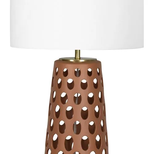 Kelvin Ceramic Table Lamp - Regina Andrew - Brown