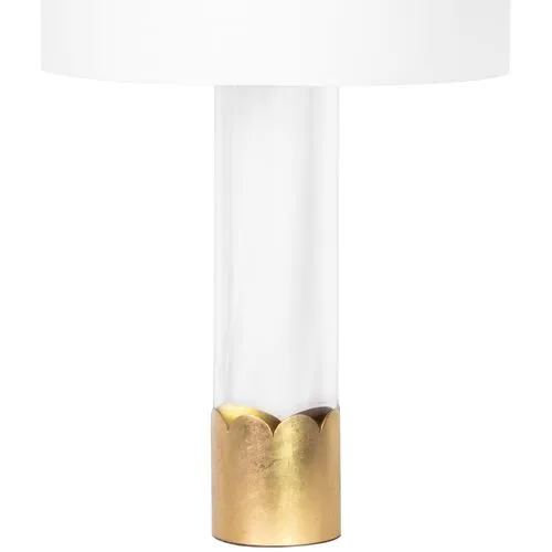 Sissie Crystal Table Lamp - Clear/Gold Leaf - Regina Andrew