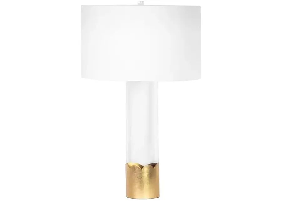 Sissie Crystal Table Lamp - Clear/Gold Leaf - Regina Andrew