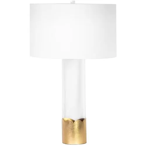 Sissie Crystal Table Lamp - Clear/Gold Leaf - Regina Andrew