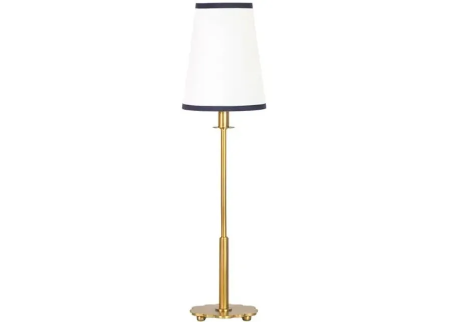 Southern Living Daisy Buffet Lamp - Brass - Regina Andrew - Gold