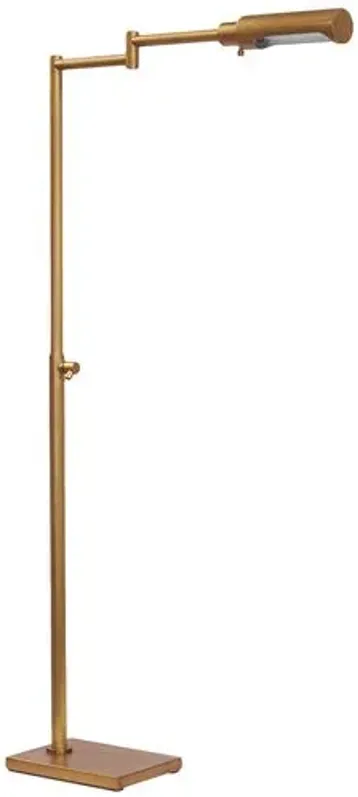 Noble Floor Task Reading Lamp - Regina Andrew - Gold