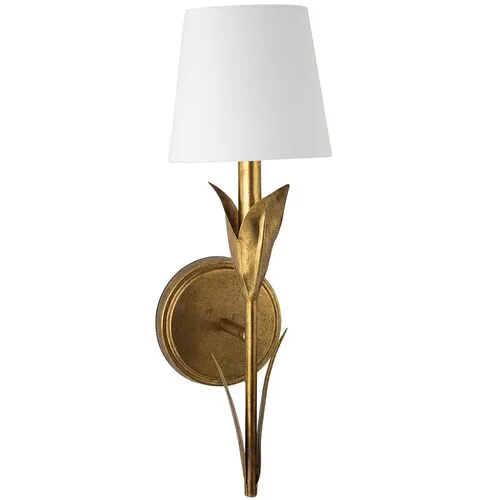 River Reed Single Wall Sconce - Regina Andrew - Gold