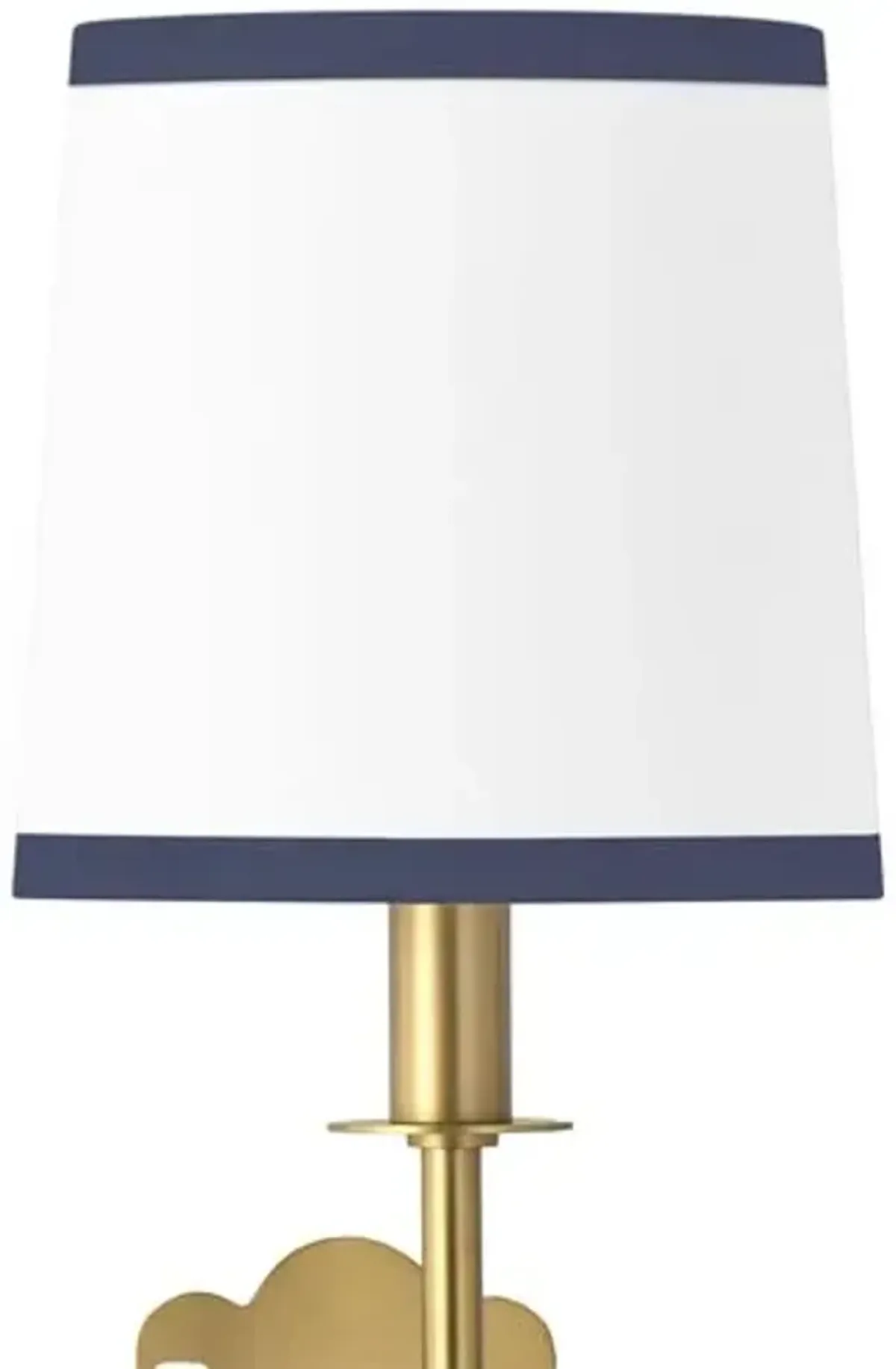 Daisy Wall Sconce - Brass/Linen - Regina Andrew - Gold