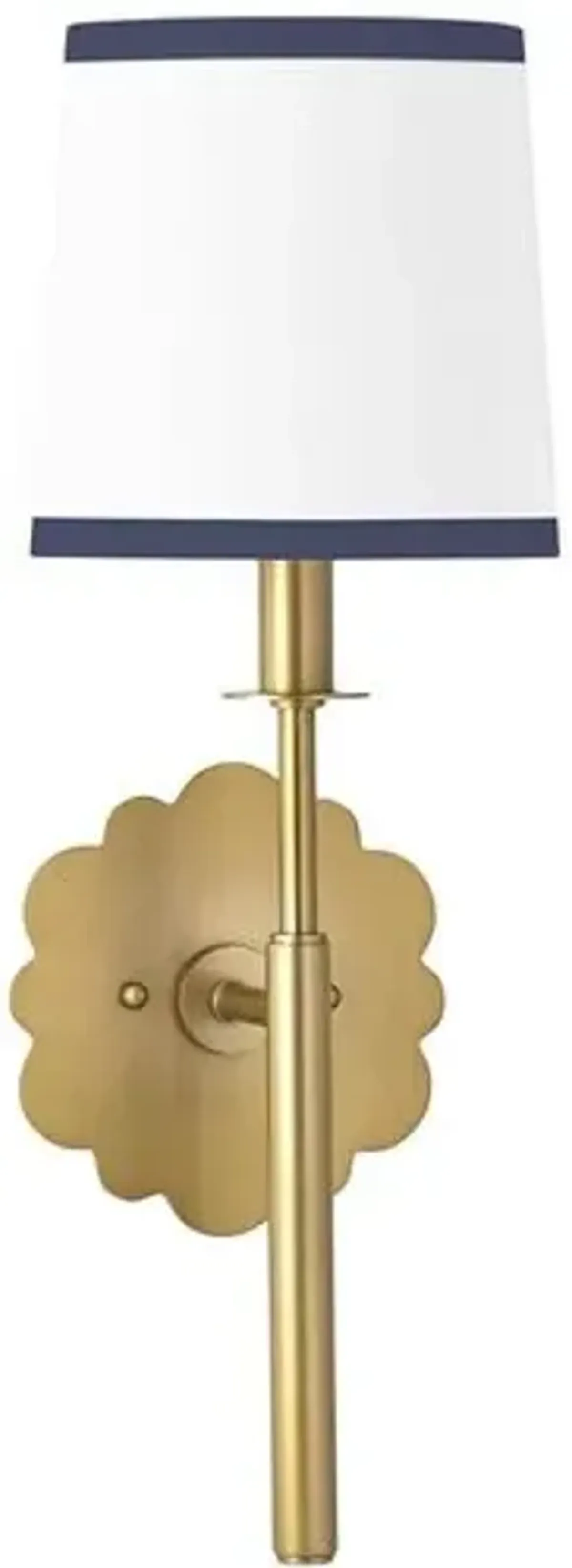 Daisy Wall Sconce - Brass/Linen - Regina Andrew - Gold