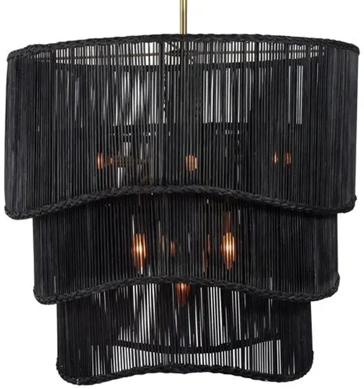 Coastal Living Nimes Chandelier - Regina Andrew - Black