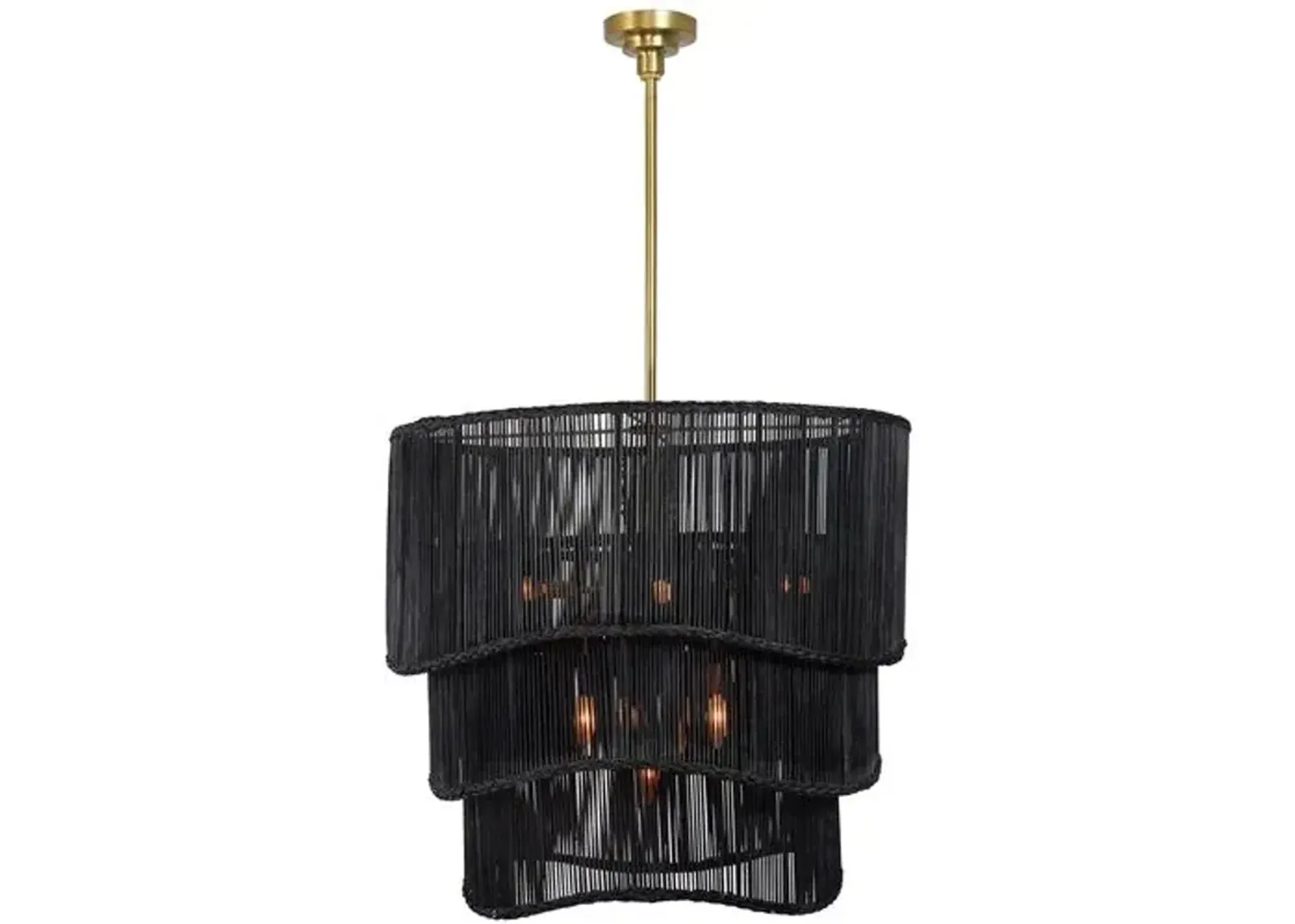 Coastal Living Nimes Chandelier - Regina Andrew - Black