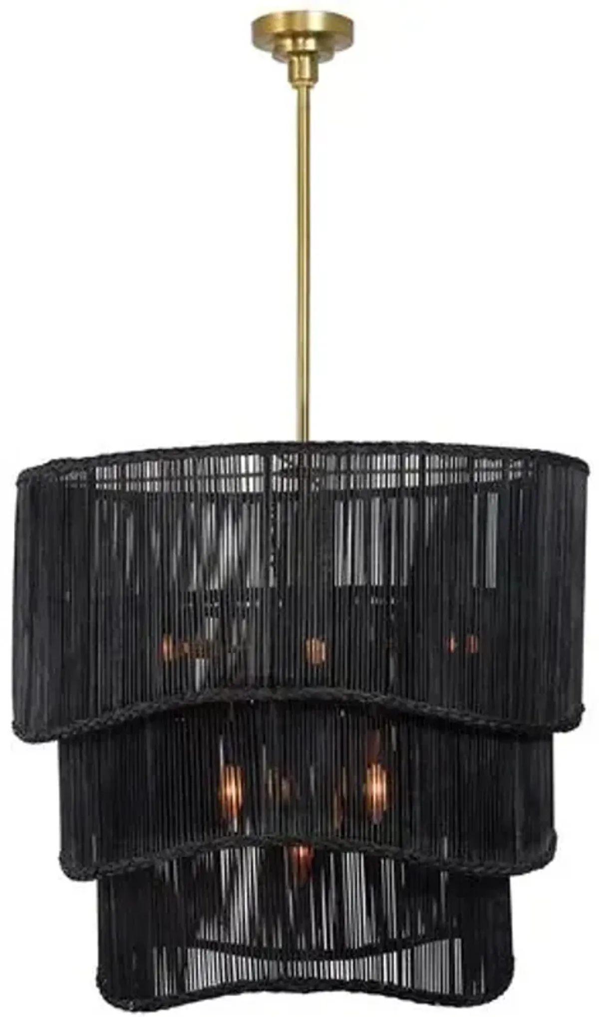 Coastal Living Nimes Chandelier - Regina Andrew - Black