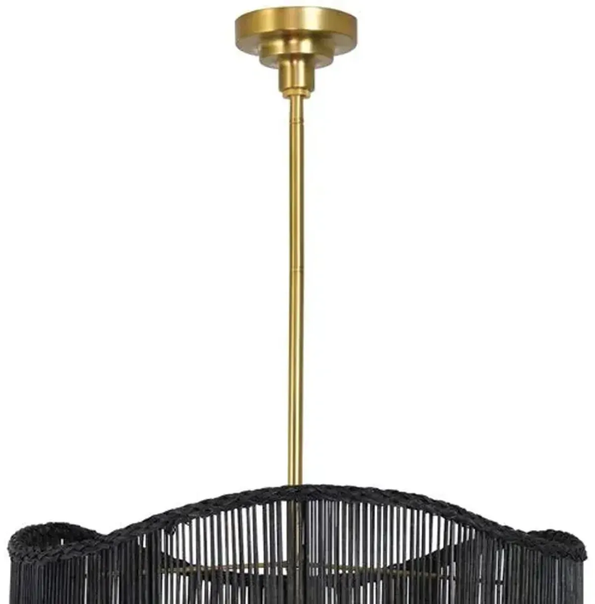 Coastal Living Nimes Drum Pendant - Regina Andrew - Black