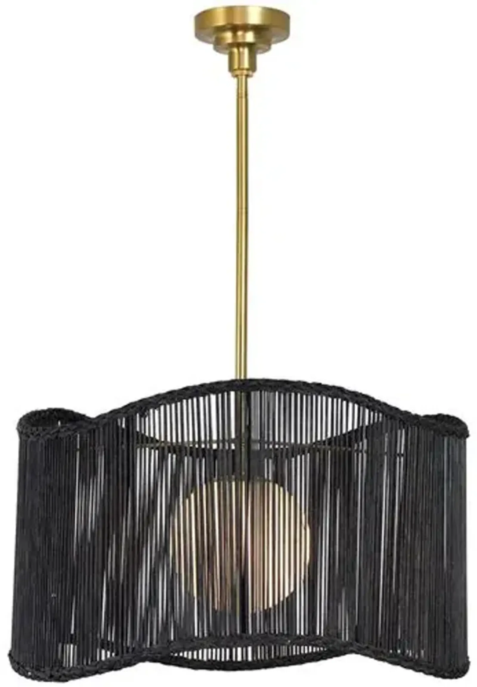 Nimes Drum Pendant - Regina Andrew - Black