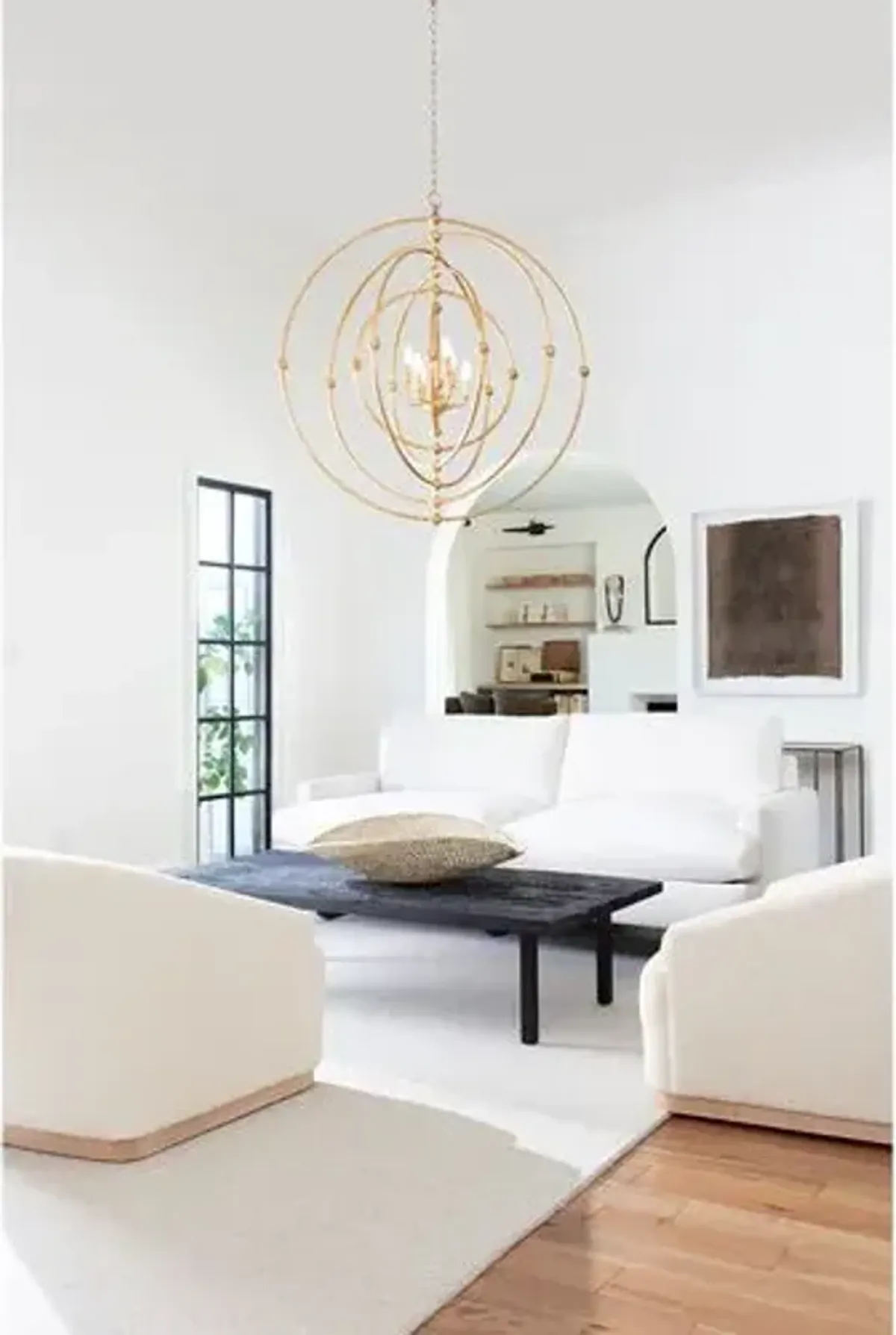 Southern Living Selena Sphere Chandelier - Gold - Regina Andrew