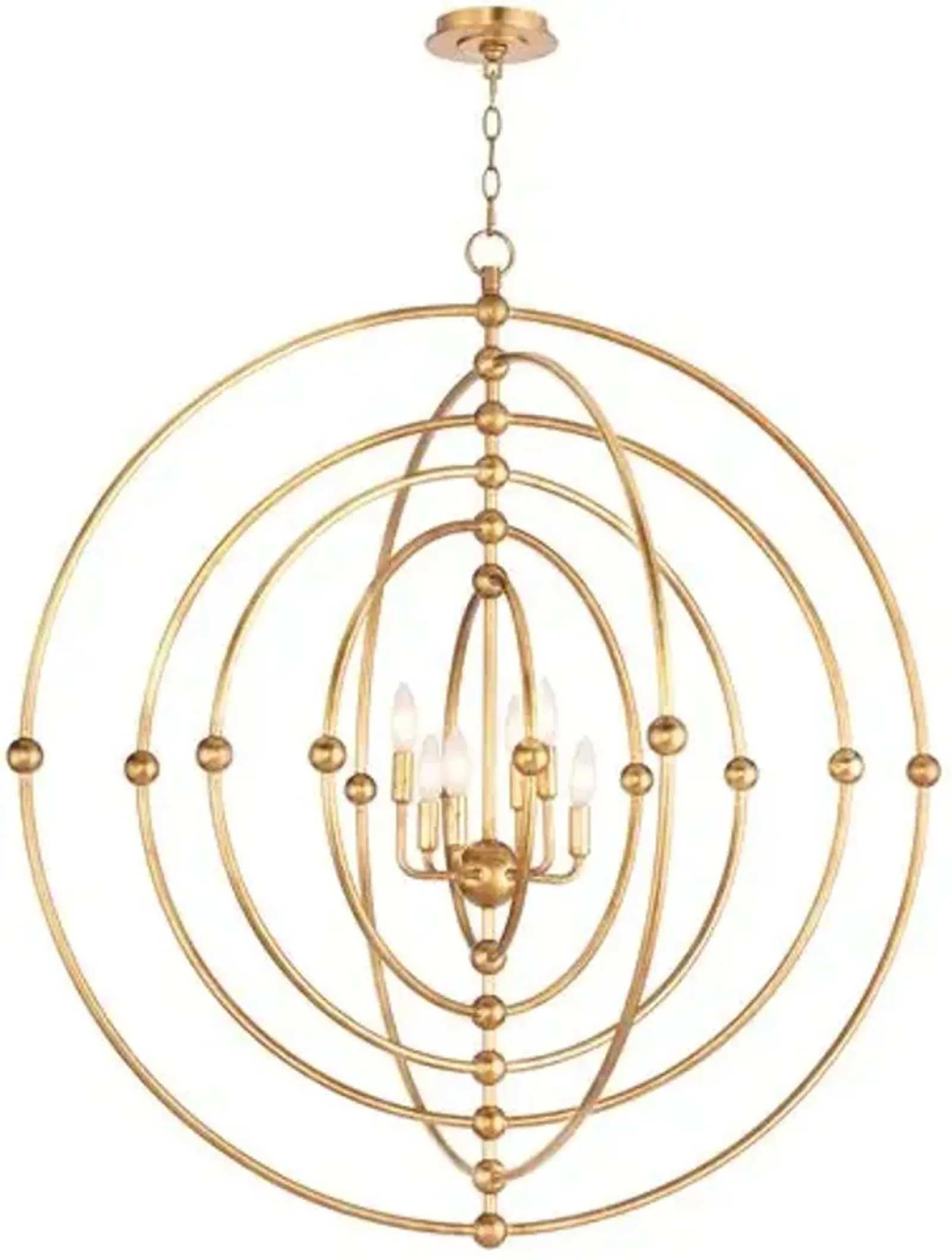 Selena Sphere Chandelier - Gold - Regina Andrew