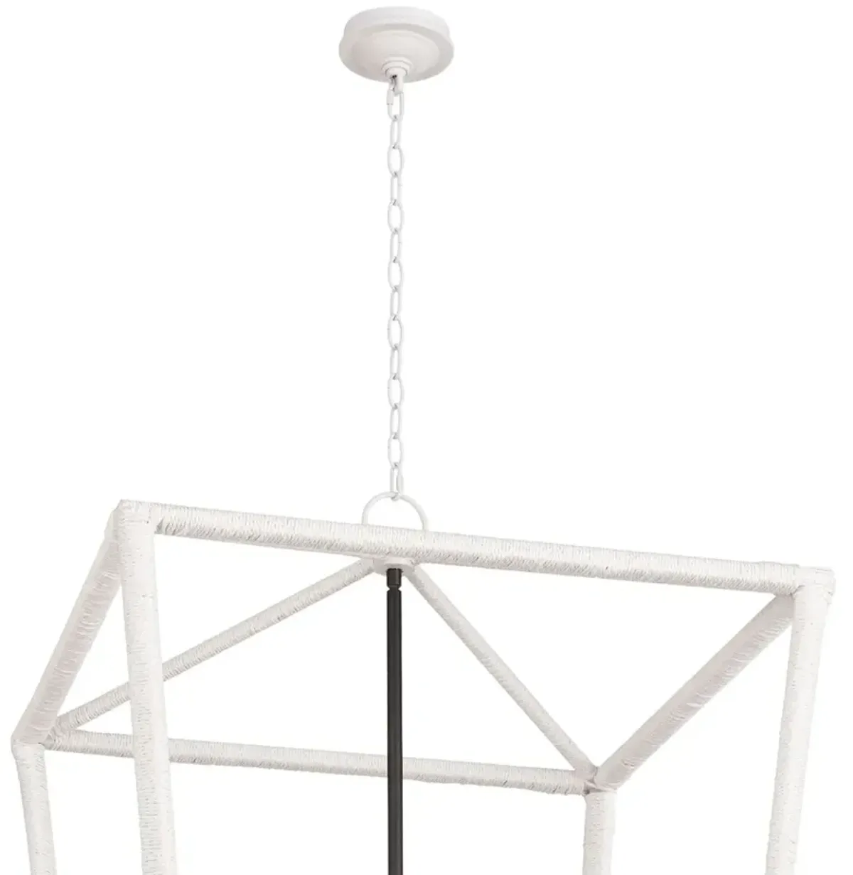Luella Lantern - Textured White - Regina Andrew