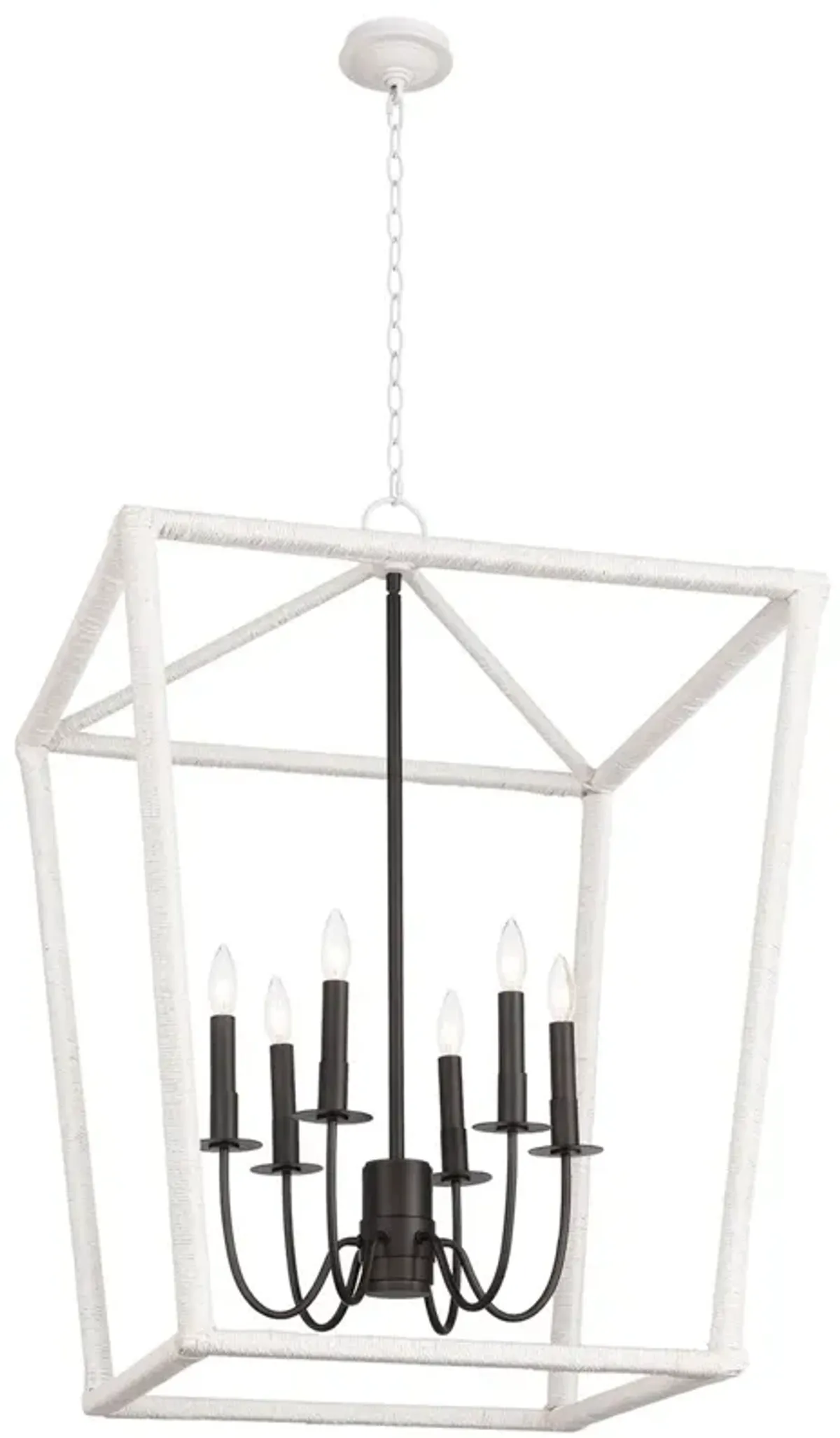 Luella Lantern - Textured White - Regina Andrew