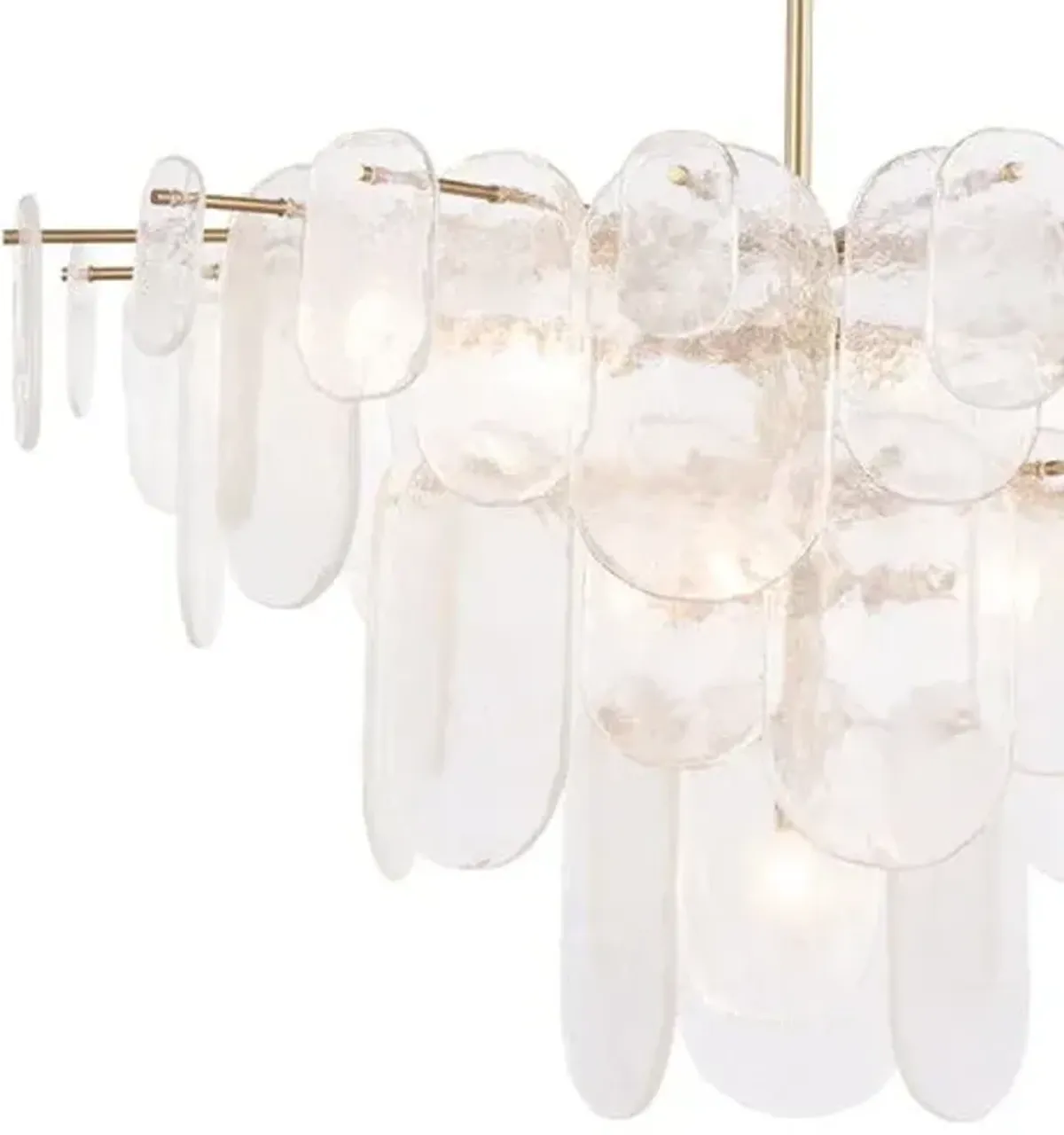 Echo Glass Chandelier - Regina Andrew - Gold