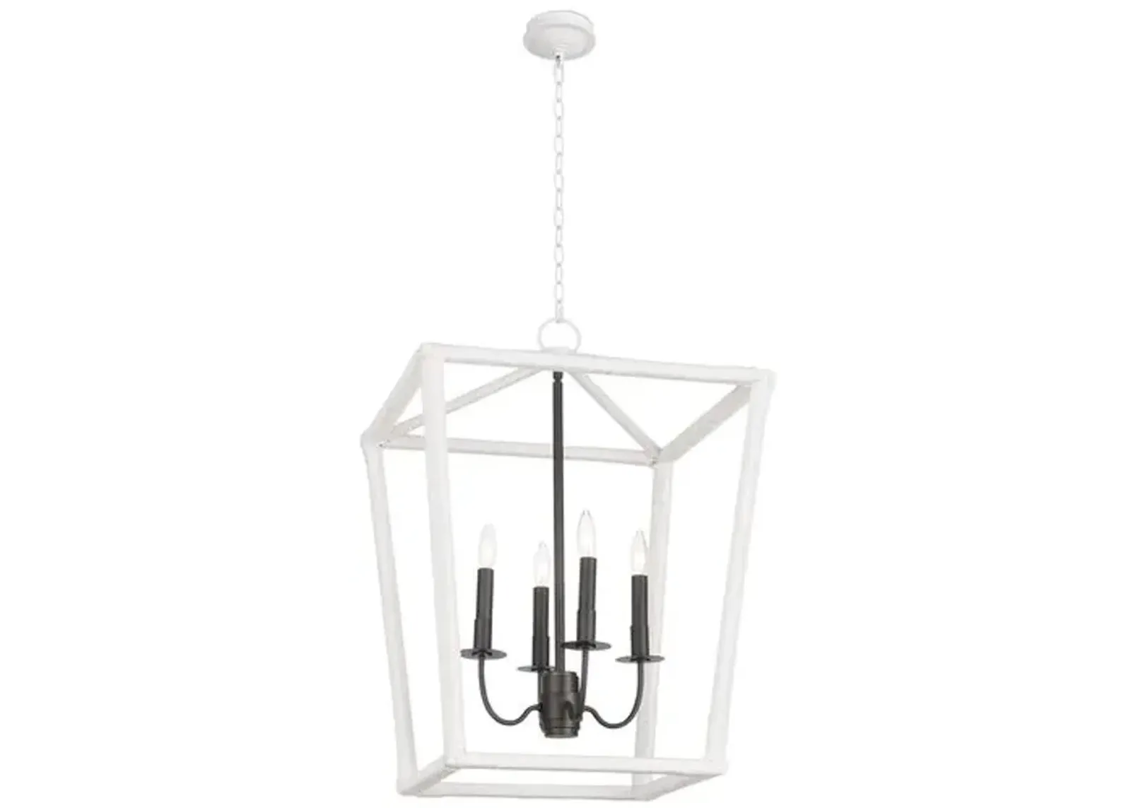 Southern Living Luella Lantern - Textured White - Regina Andrew