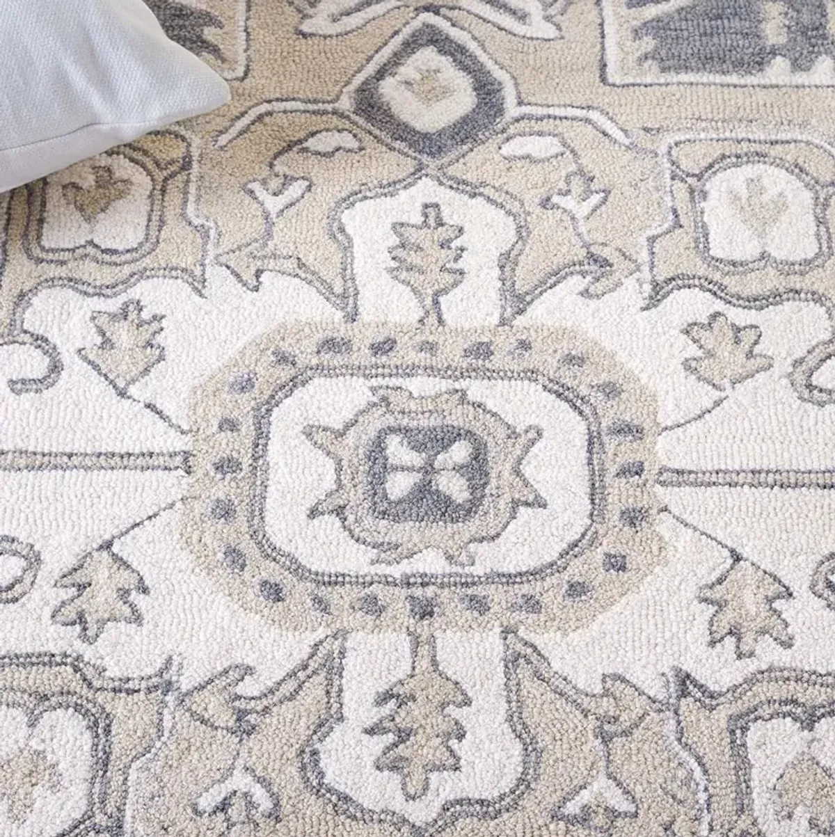 Lauren Ralph Lauren, Percy Rug, Grey/Ivory