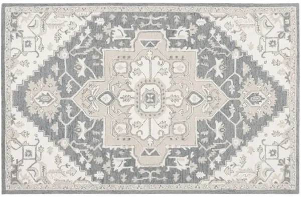 Lauren Ralph Lauren, Percy Rug, Grey/Ivory