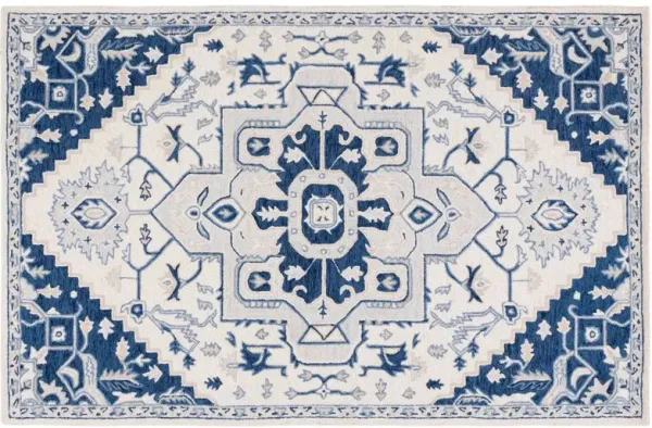 Lauren Ralph Lauren, Percy Rug, Ivory/Navy