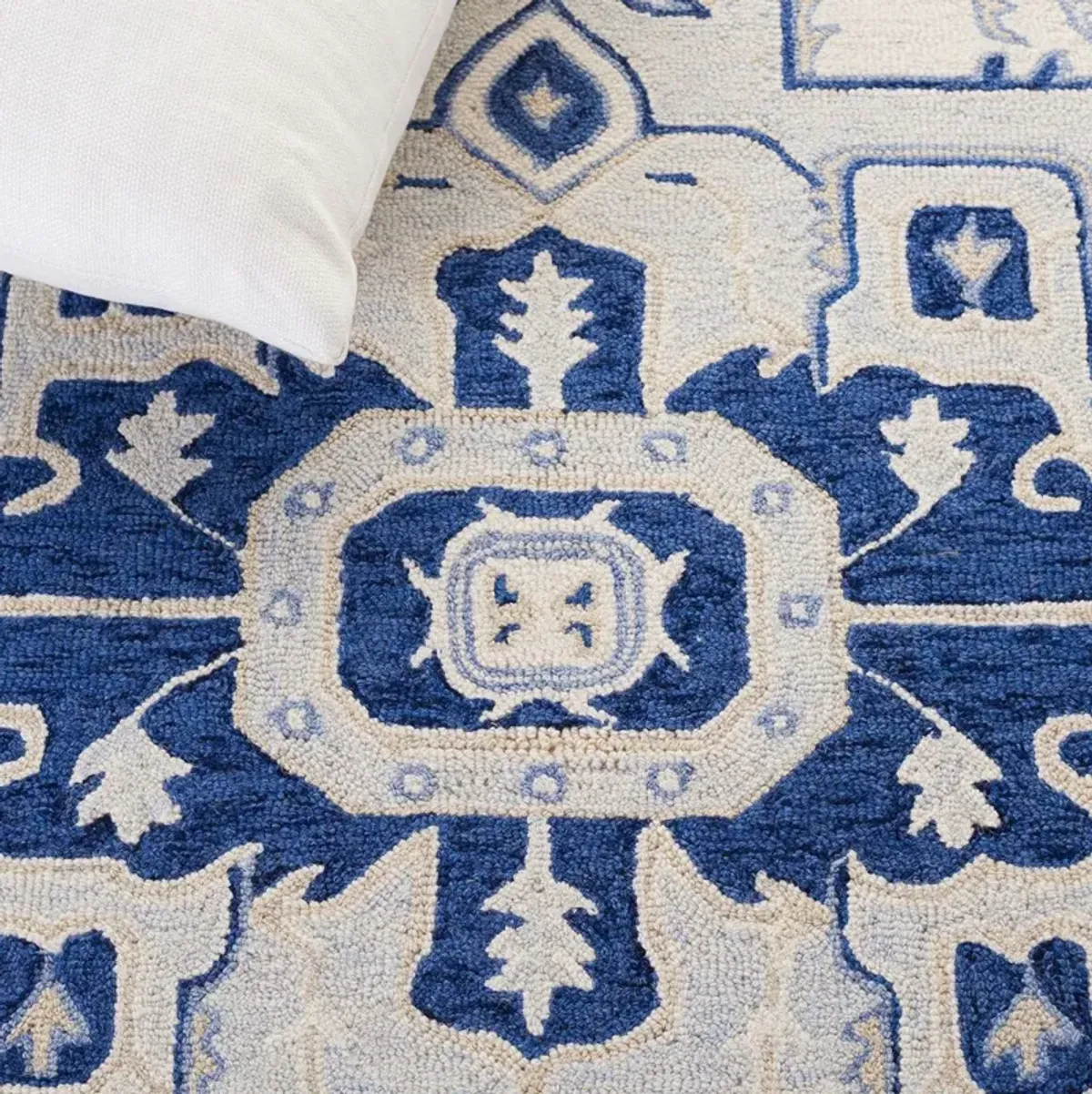 Lauren Ralph Lauren, Percy Rug, Ivory/Navy