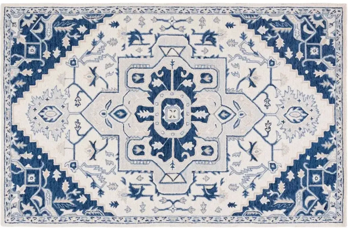 Lauren Ralph Lauren, Percy Rug, Ivory/Navy