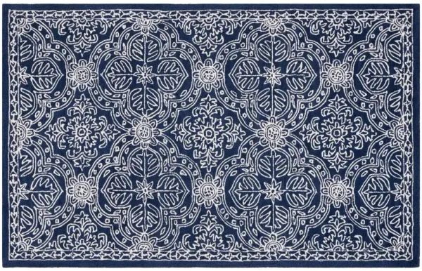 Lauren Ralph Lauren, Etienne Rug, Navy/Ivory