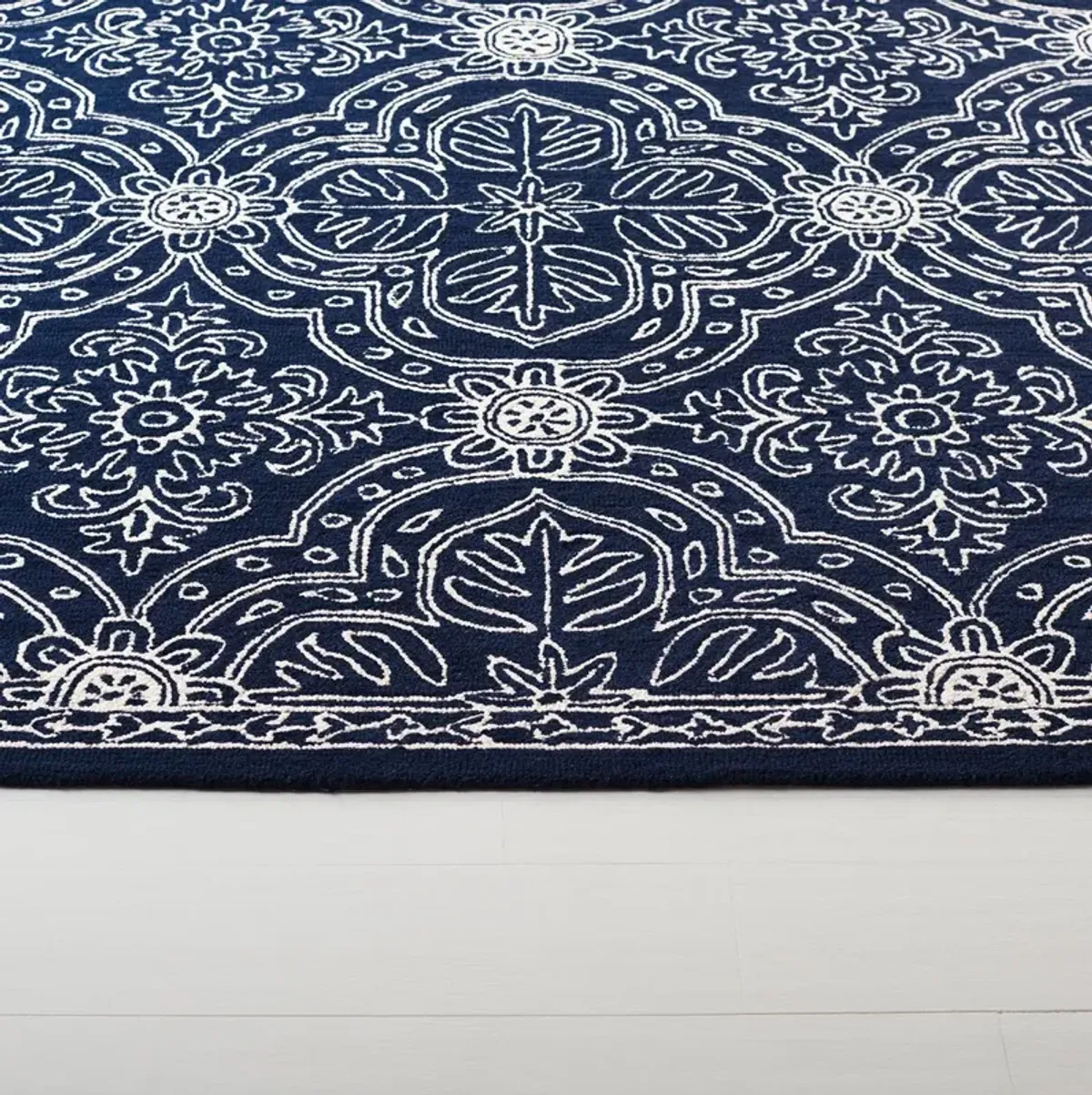Lauren Ralph Lauren, Etienne Rug, Navy/Ivory