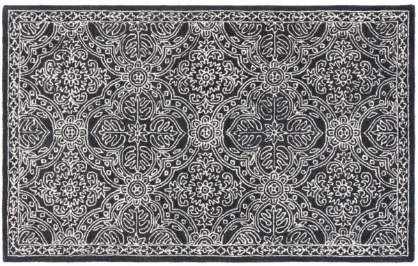 Lauren Ralph Lauren, Etienne Rug, Black/Ivory