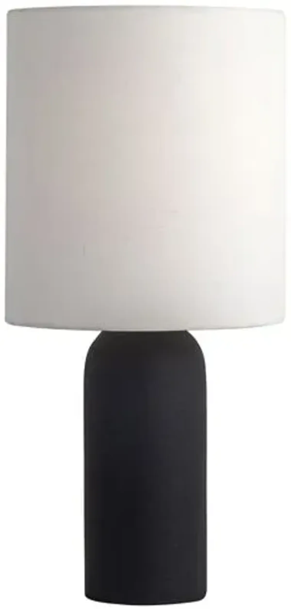 Bonnie Canvas Wrapped Table Lamp - Black - Tulsi Home