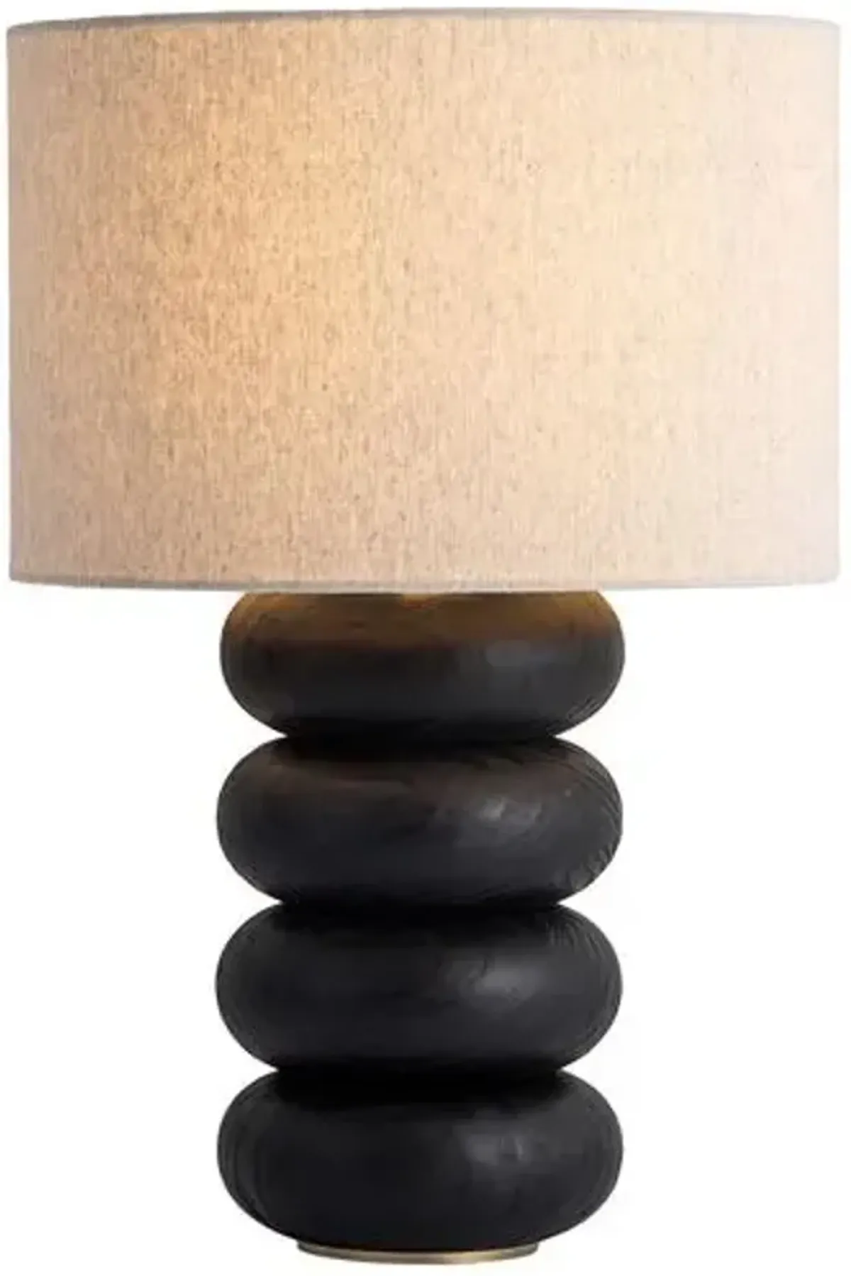 Hugo Table Lamp - Black - Tulsi Home