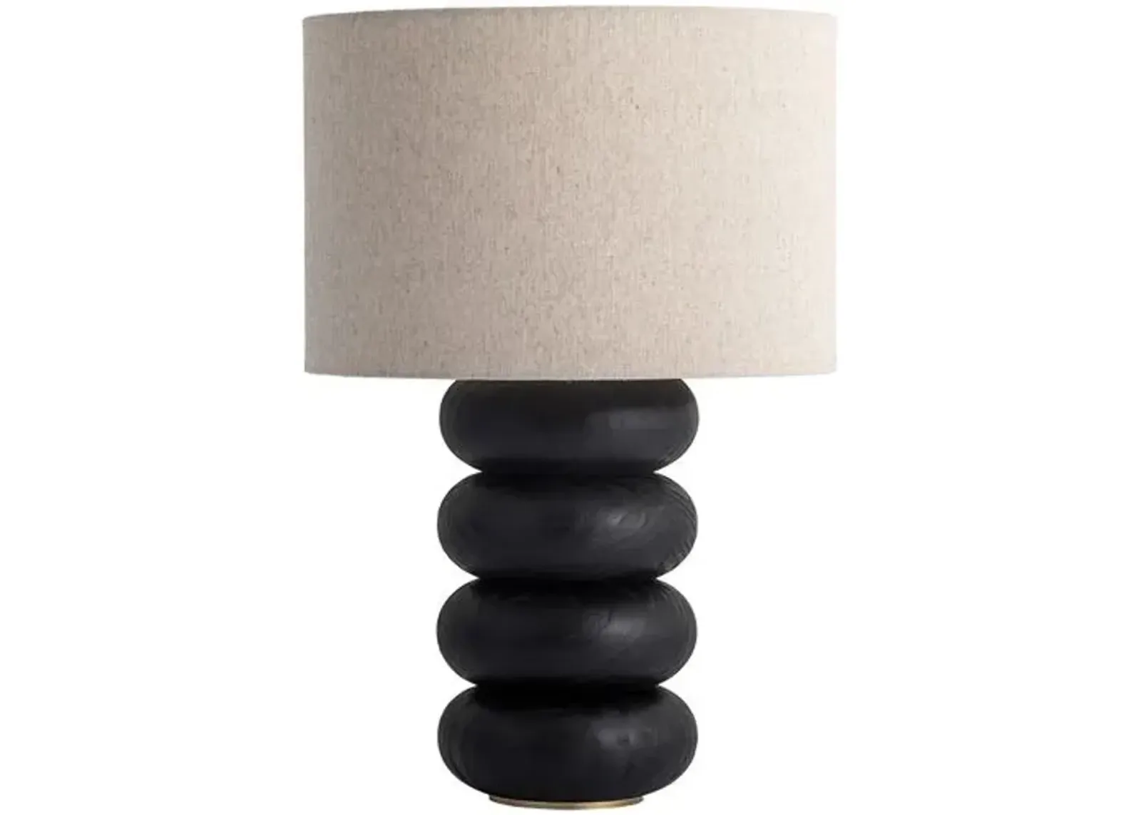 Hugo Table Lamp - Black - Tulsi Home