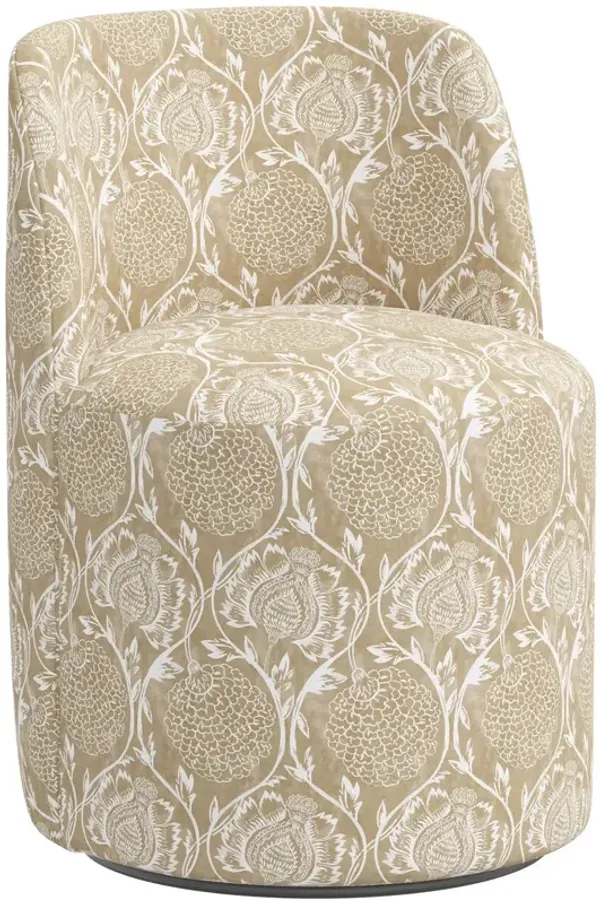 Cora Dining Swivel Chair, Ranjit Floral