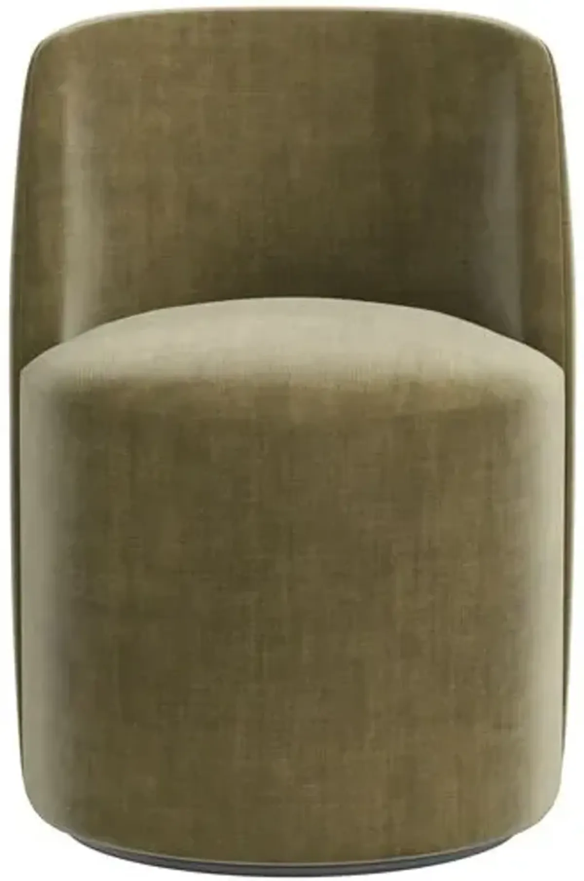 Cora Dining Swivel Chair - Velvet - Handcrafted