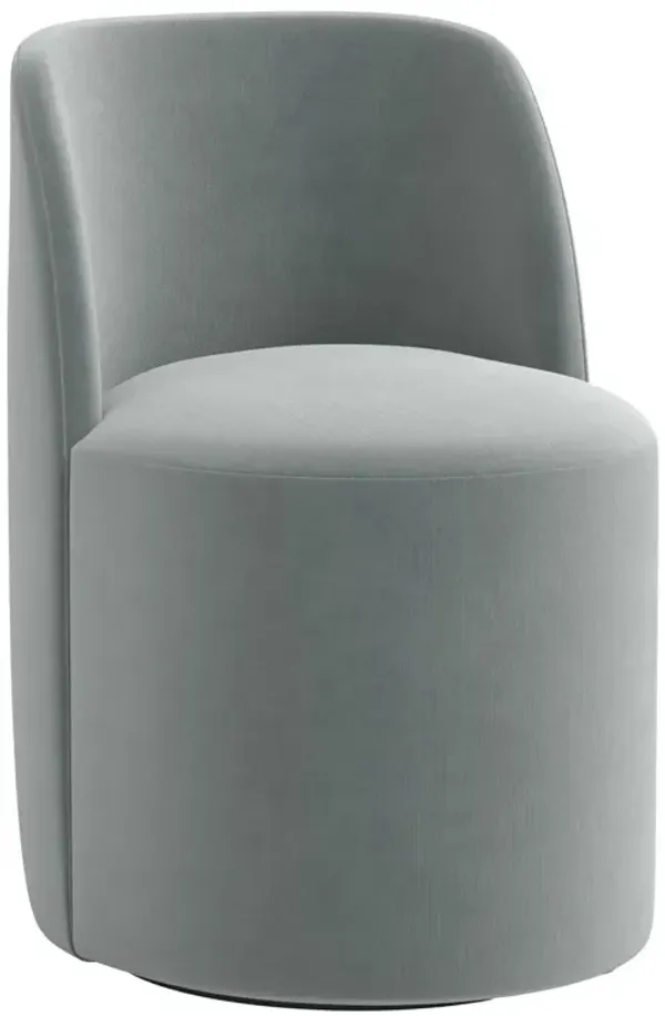 Cora Swivel Dining Chair, Performance Velvet