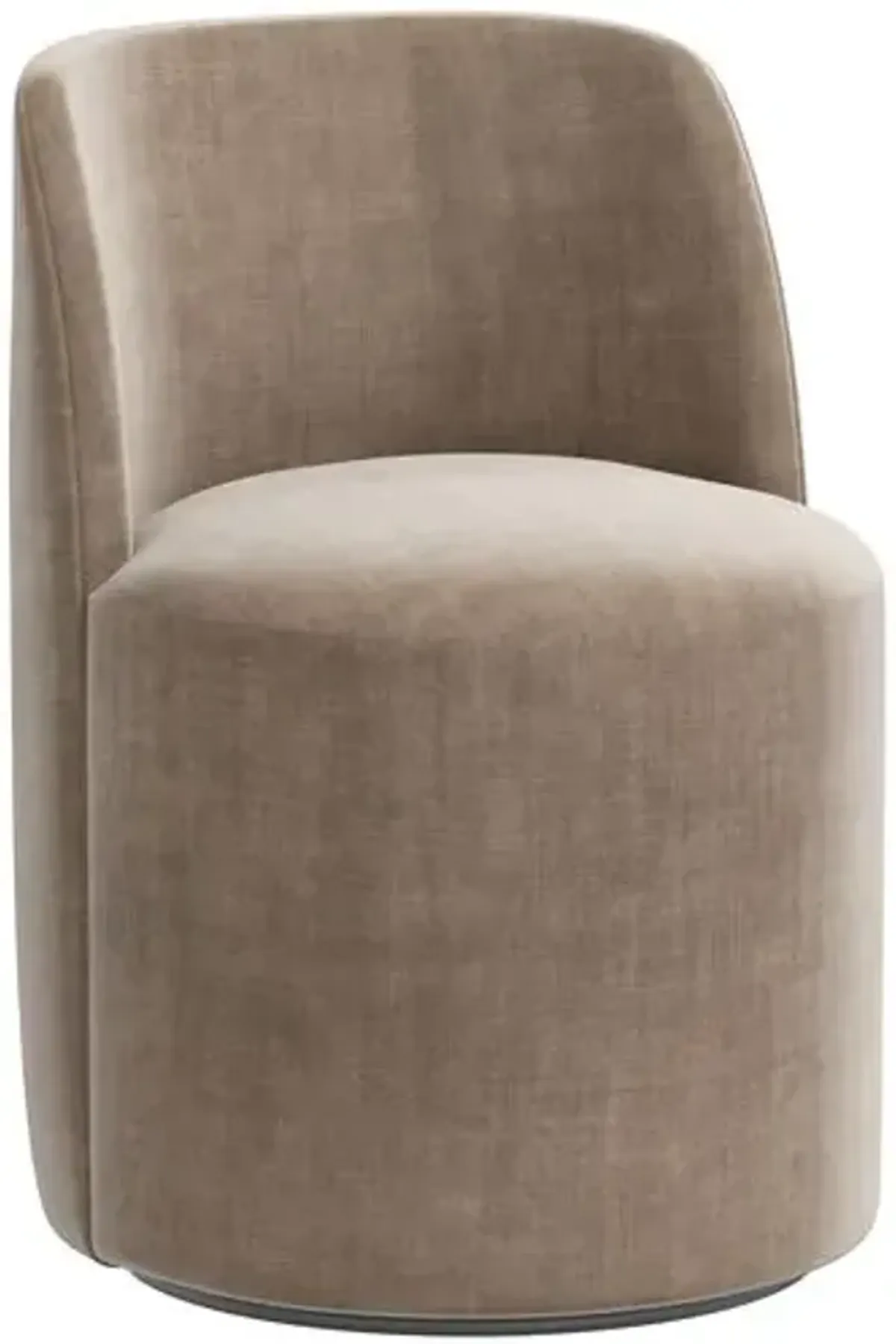 Cora Dining Swivel Chair - Velvet - Handcrafted