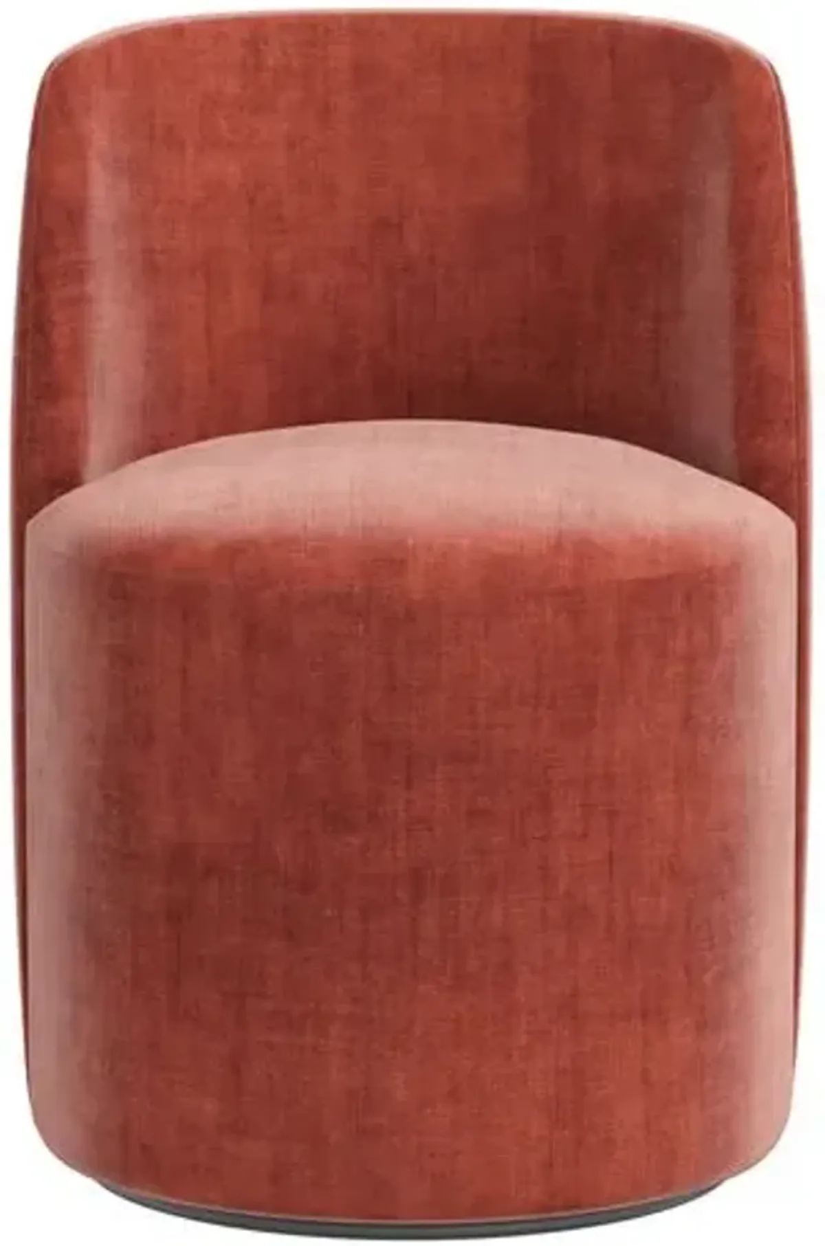 Cora Dining Swivel Chair - Velvet - Handcrafted