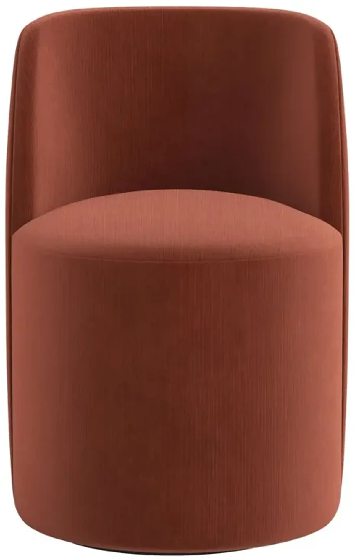 Cora Swivel Dining Chair, Performance Velvet