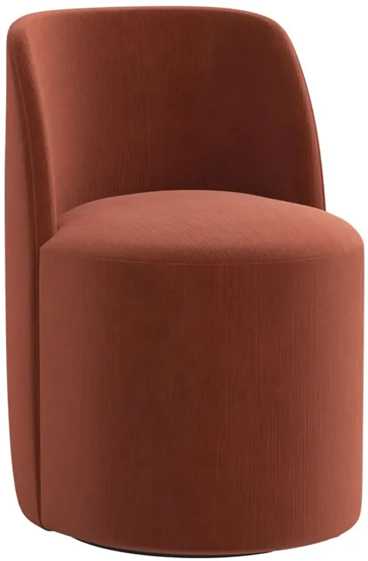Cora Swivel Dining Chair, Performance Velvet