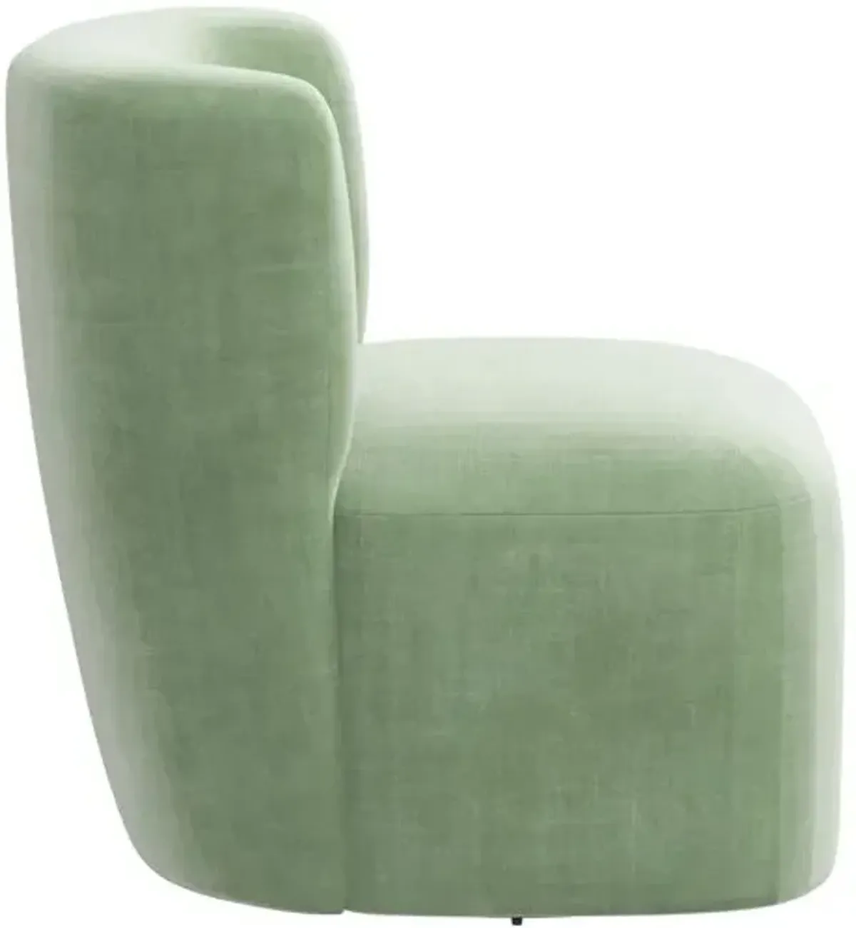 Kinsley Swivel Chair - Velvet - Handcrafted