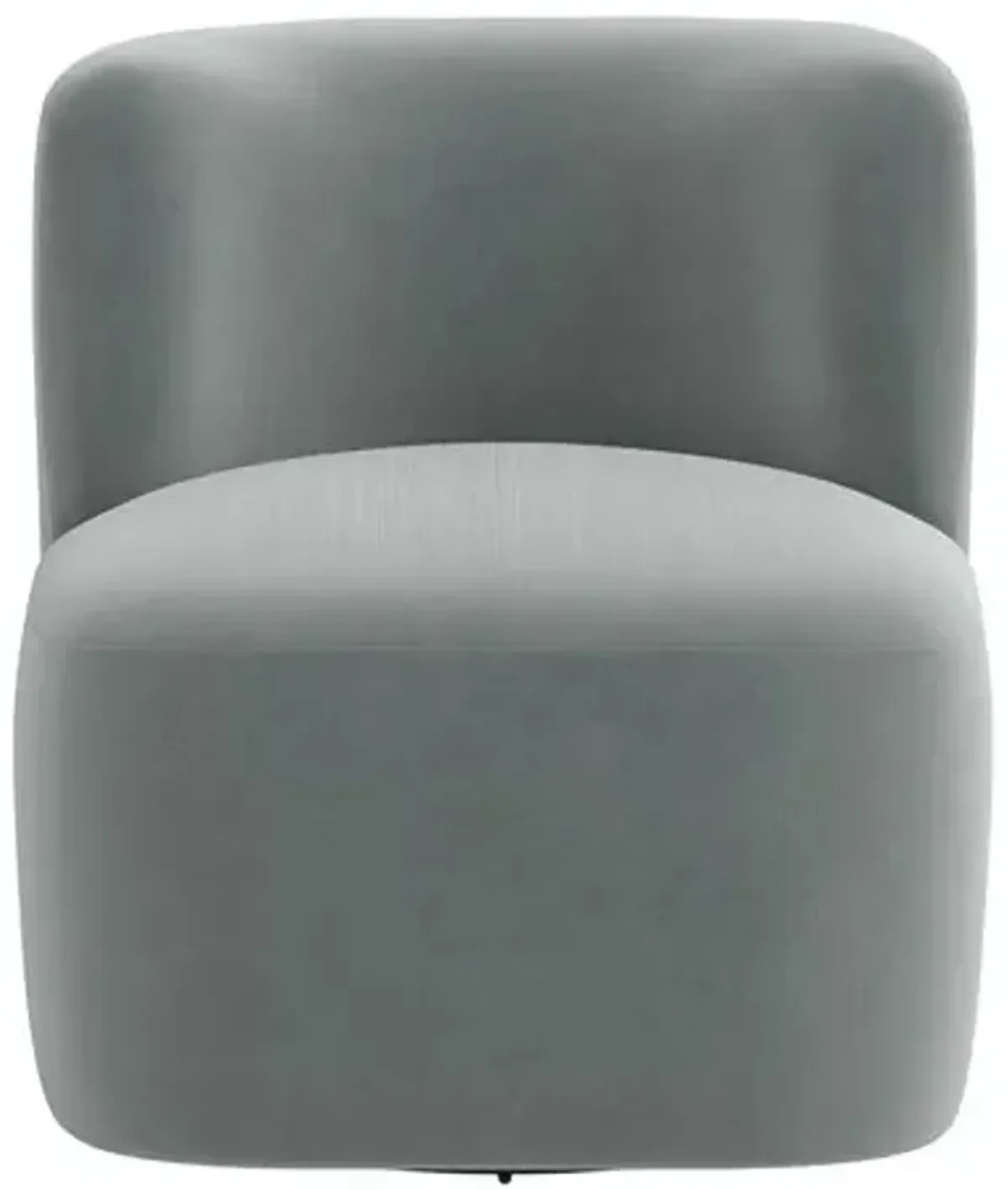 Kinsley Swivel Chair - Performance Velvet - Handcrafted